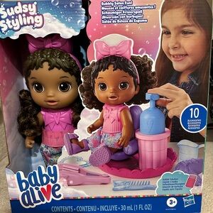 Sudsy Styling Doll - Brown Hair